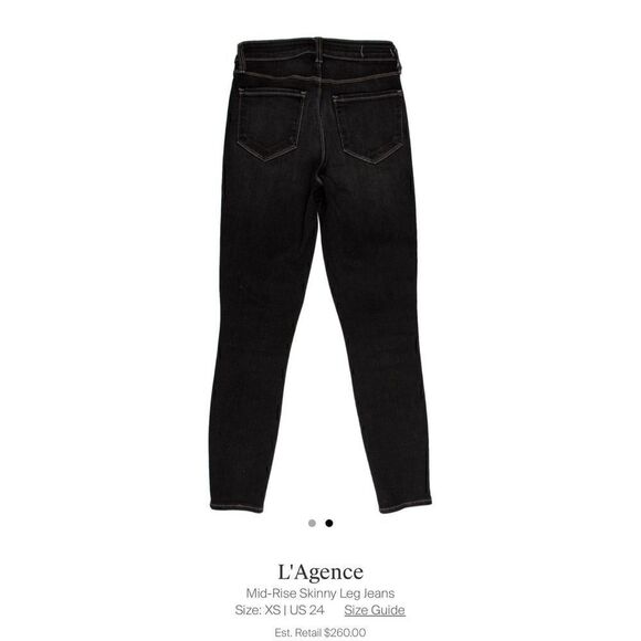 L'Agence Skinny Leg Jeans - Picture 1 of 2